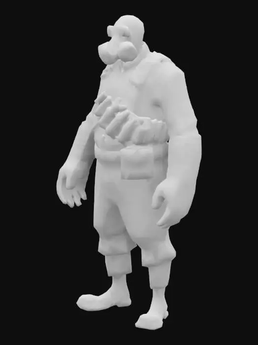 3D model for Team Defender