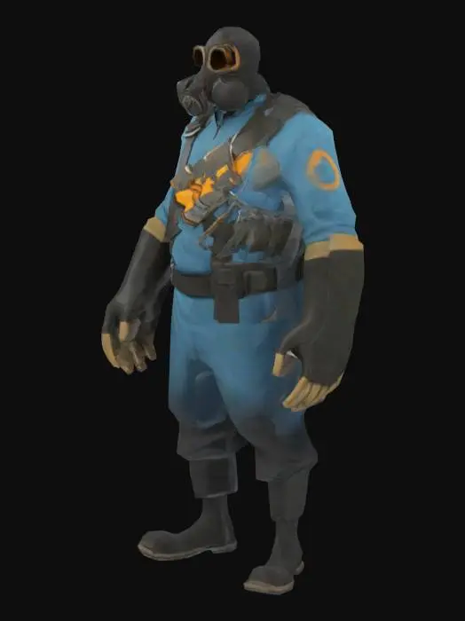 3D model for Team Defender