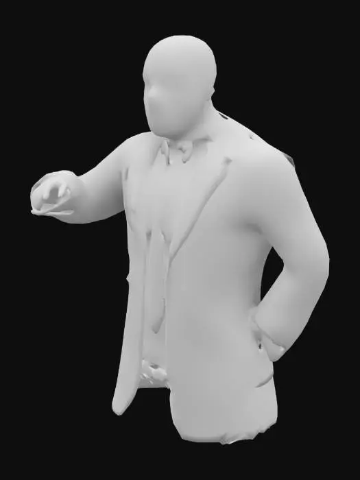 3D model for create the Team Fortress 2 Spy, in a realistic humanoid look, and have the model t pose