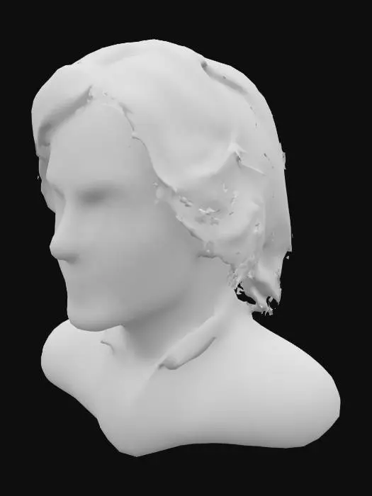 3D model for Portrait with Patterned Shirt