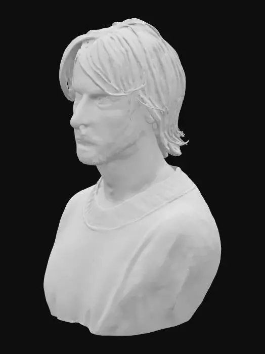 3D model for Kurt Cobain head