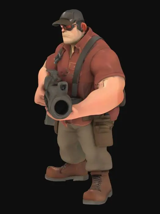 3D model for generate something team fortress 2 related