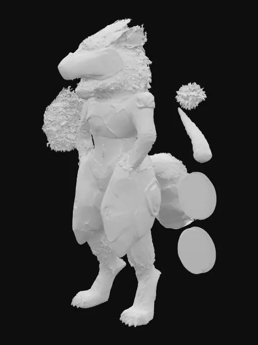 3D model for Lych-8 Protogen