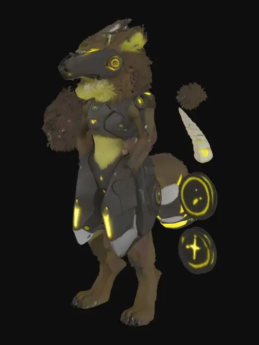 3D model for Lych-8 Protogen