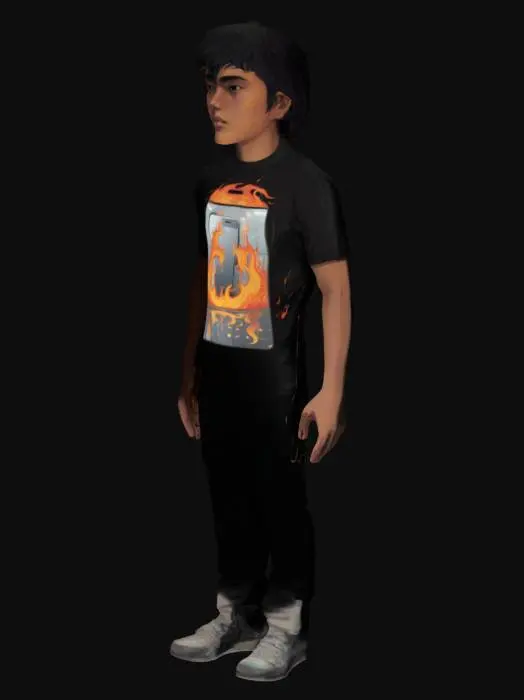 3D model for Mirror Reflection Moment