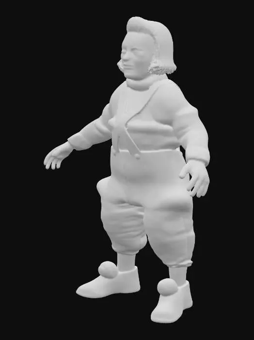 3D model for Oompa Loompa Character Model