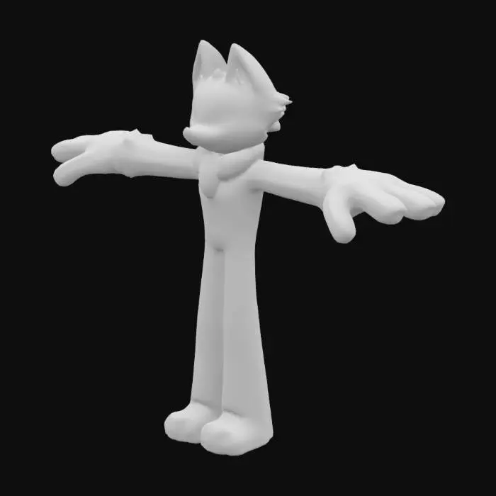 3D model for Shadow Cat T-Pose