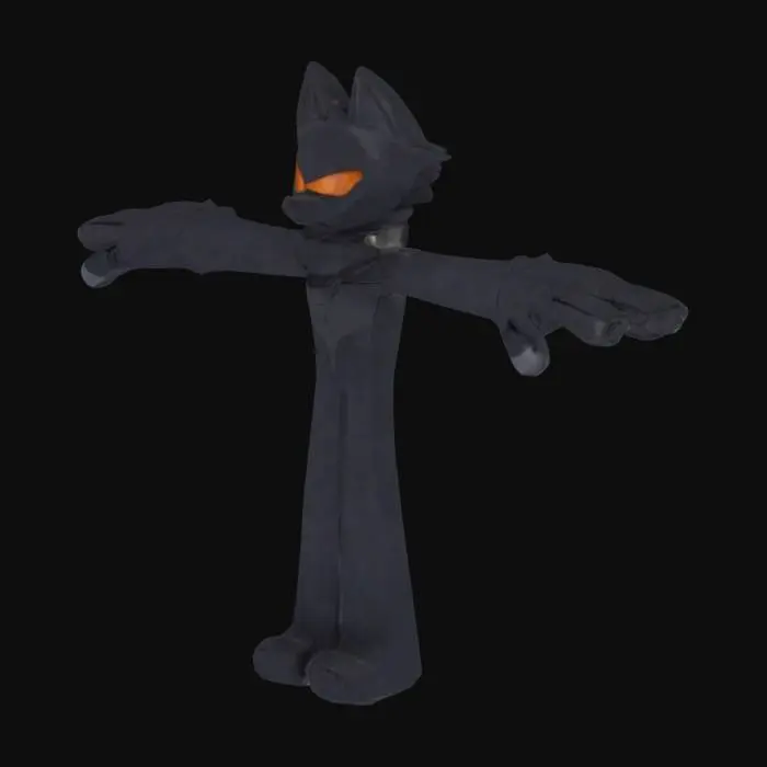 3D model for Shadow Cat T-Pose