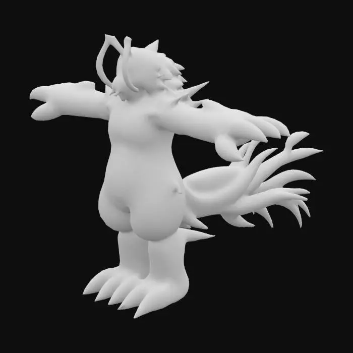 3D model for kaiju paradise crawlipede