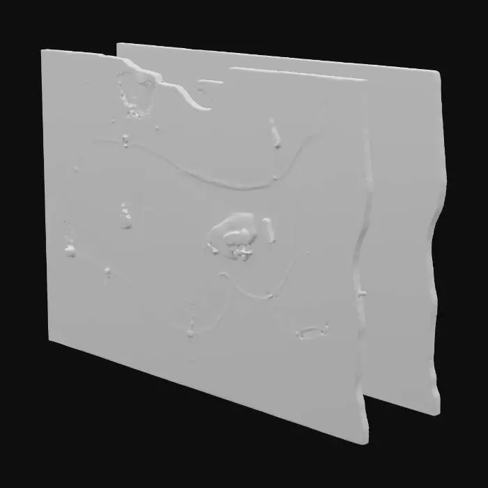 3D model for Geographic Contours