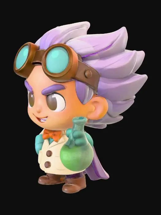 3D model for Mad Scientist, #villain#