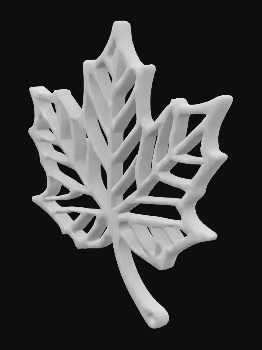 3D model for Maple Silhouette Design