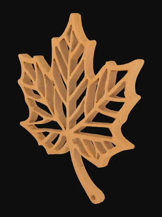 3D model for Maple Silhouette Design