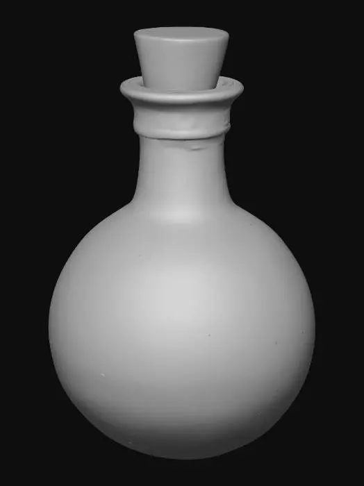 3D model for low poly fantasy rpg potion