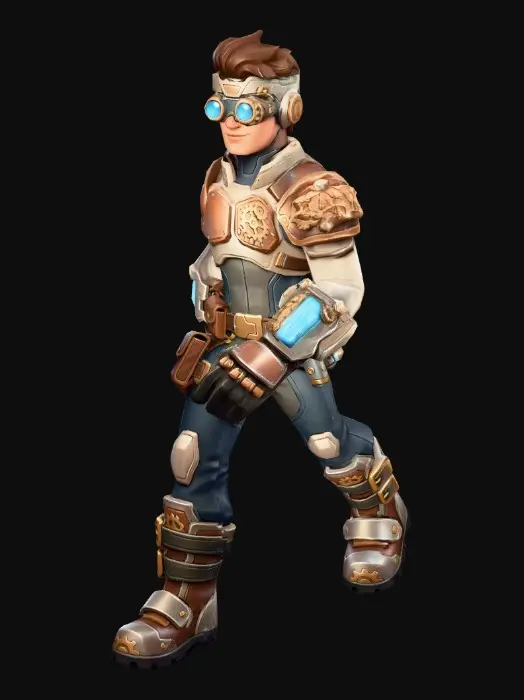 3D model for Steampunk Sentinel