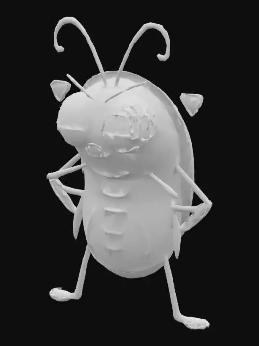 3D model for Confident Cockroach