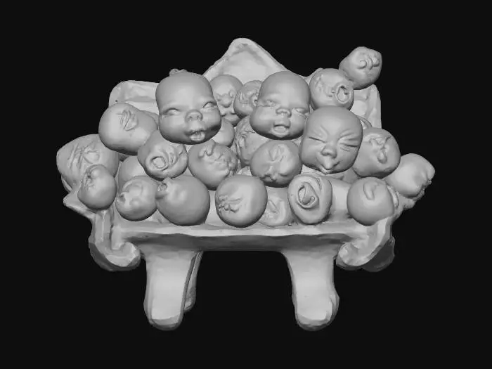 3D model for Silent Whispers , #Halloween2025#