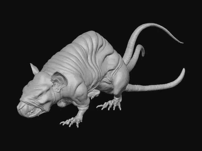 3D model for mutant rat