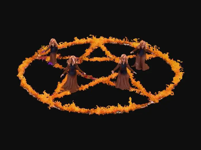 3D model for Witches' Circle