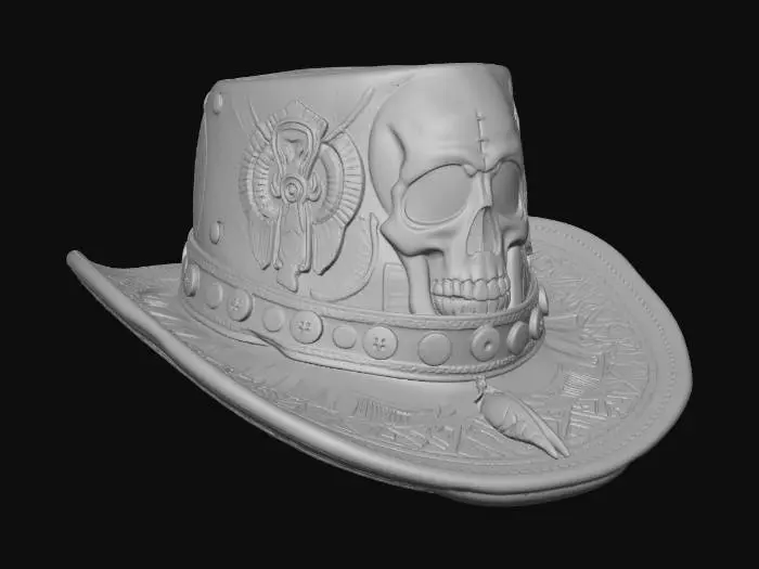 3D model for Mystic Skull Hat