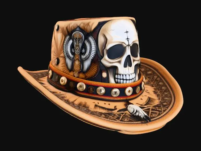 3D model for Mystic Skull Hat
