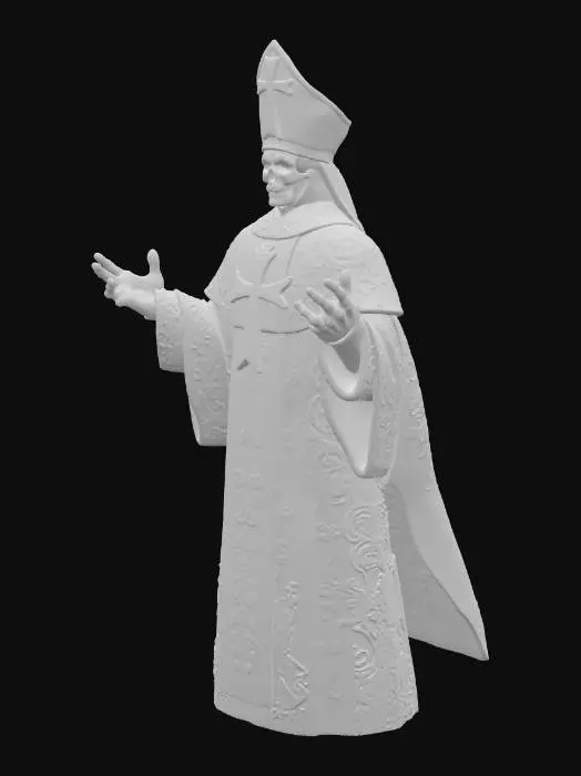 3D model for o Papa Emeritus da banda Ghost
