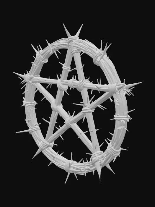 3D model for Thorned Star Symbol