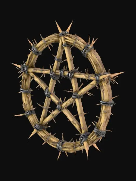 3D model for Thorned Star Symbol