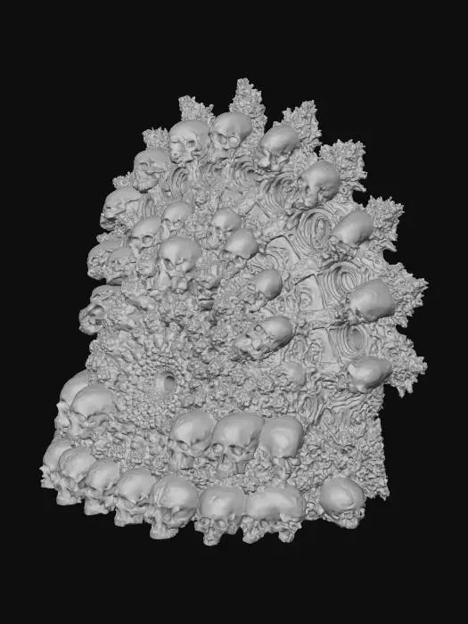 3D model for Skull Mandala