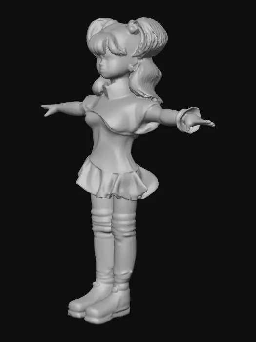 3D model for boneca xuxa