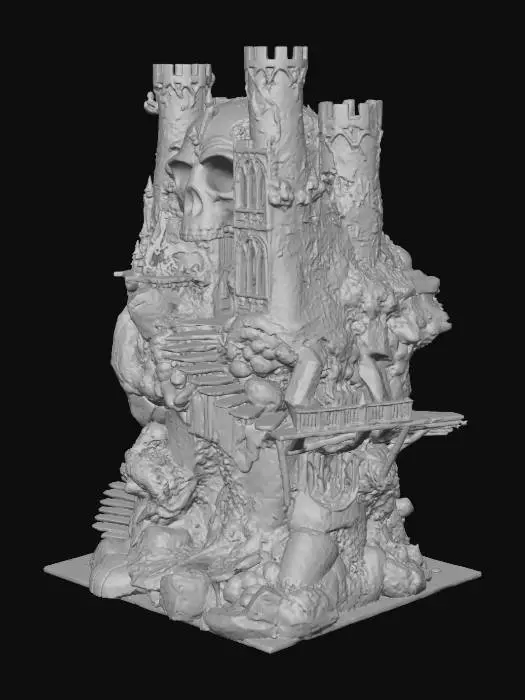 3D model for Skull Castle Fortress
