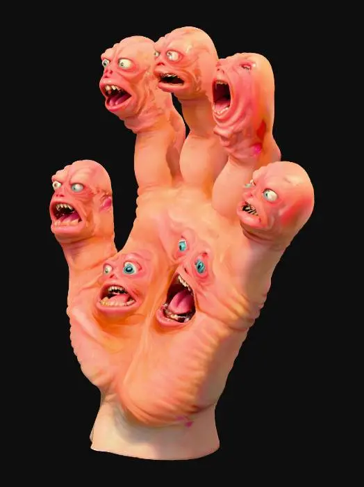 3D model for Handful of Screams, #Halloween2025#