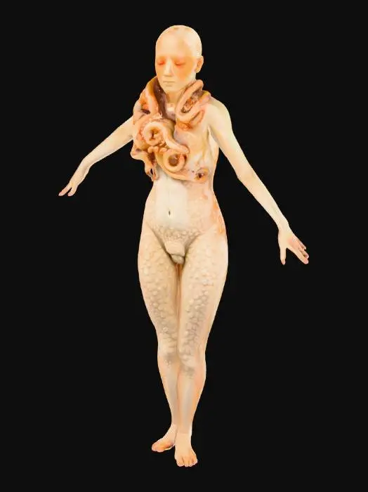 3D model for Lovecraft girl, #Halloween2025#