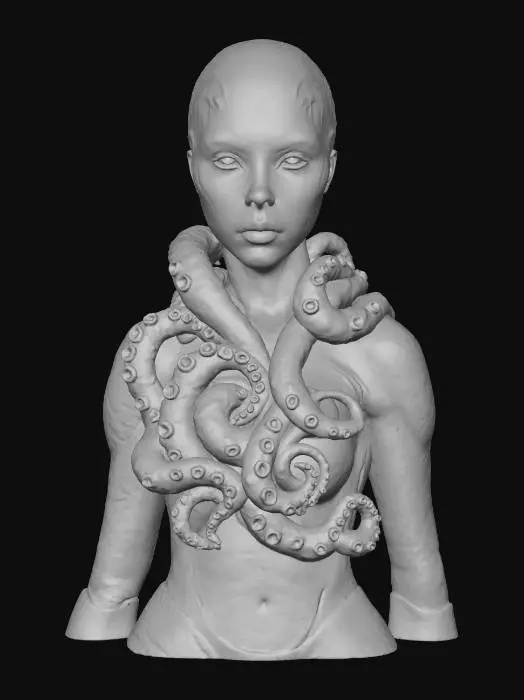 3D model for Lovecraft´s girl, #Halloween2025#