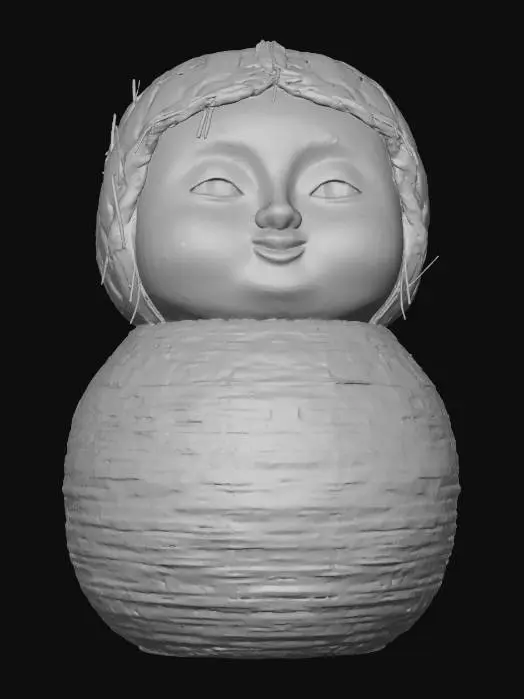 3D model for Chinese Curse Doll, #Halloween2025#