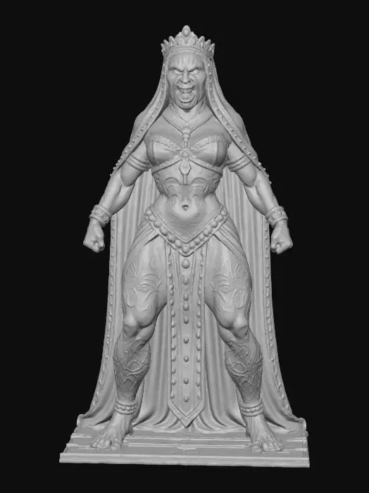 3D model for Ugly War Princess, #Halloween2025#