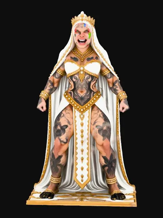 3D model for Ugly War Princess, #Halloween2025#