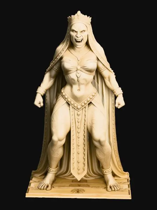 3D model for Ugly War Princess, #Halloween2025#