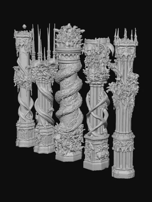 3D model for Gothic Spires