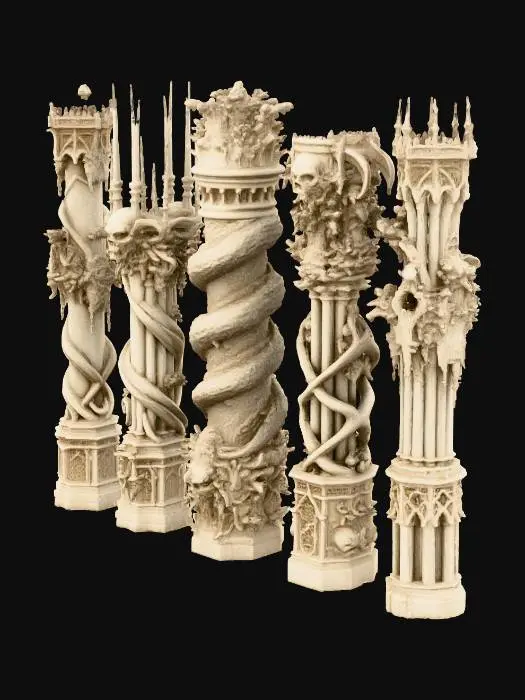 3D model for Gothic Spires