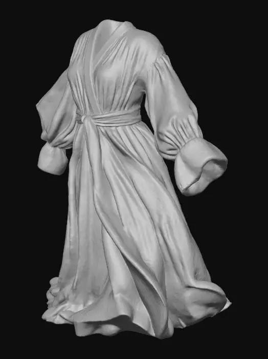 3D model for white fabrik