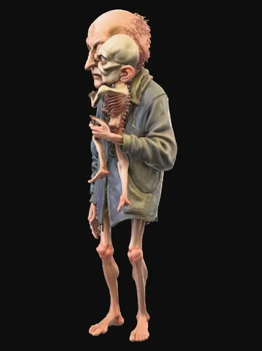 3D model for Caretaker's Burden, #Thanksgiving#
