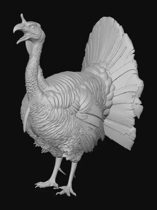 3D model for Bad Turkey #Thanksgiving#