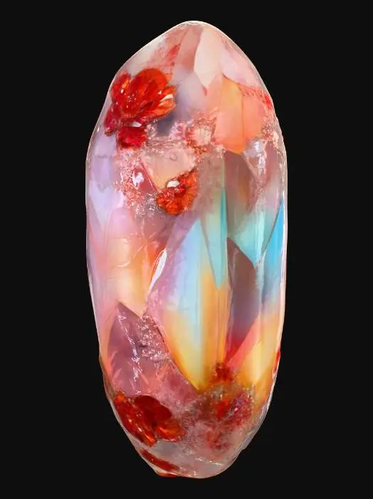 3D model for Crimson Radiance Gemstone, #Thanksgiving#