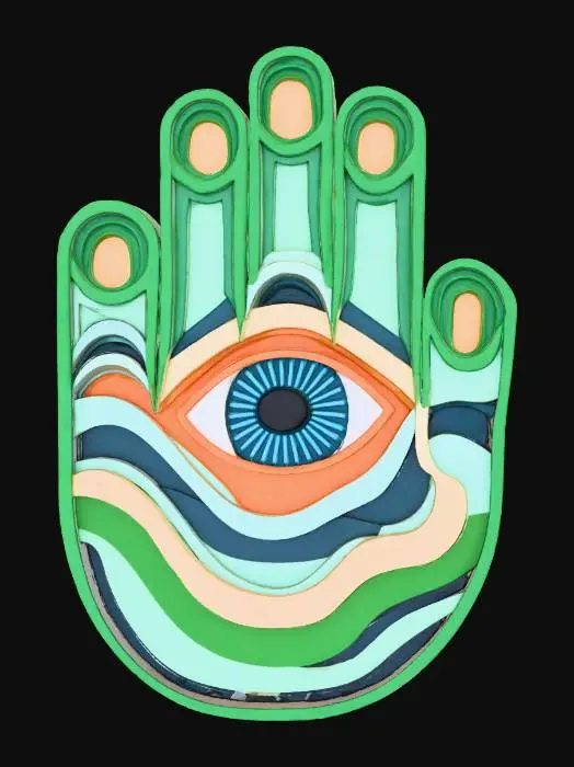 3D model for Visionary Hand, #Thanksgiving#