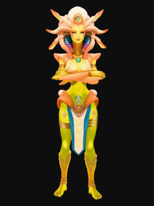 3D model for Pretty Empress