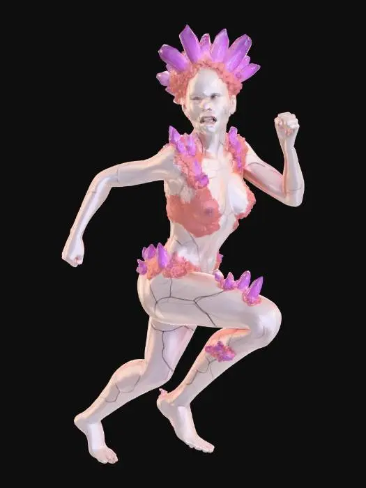 3D model for Run, Crystal!!