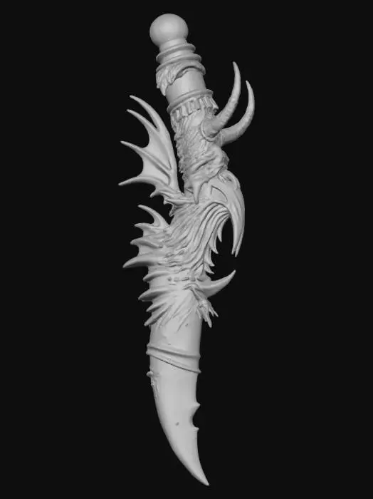 3D model for Eldritch Dagger