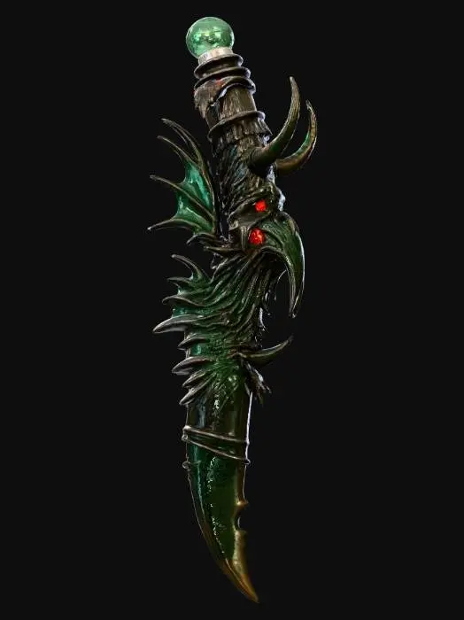 3D model for Eldritch Dagger