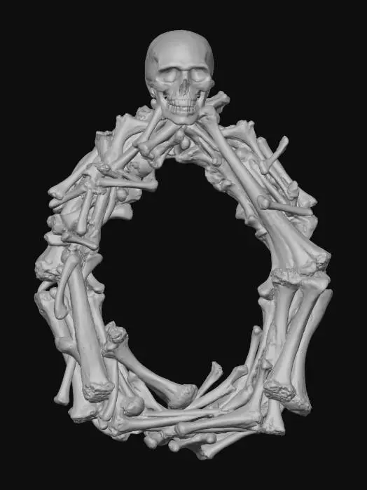 3D model for Bone Wreath